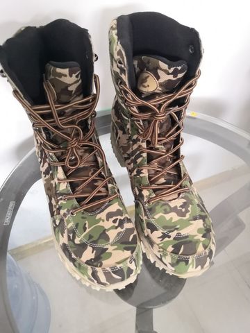 Outdoor Hiking Climbing Boot Army Fan Men Camouflage Combat Miliary Shoe High Tops Desert Tactical Boots Non-slip Wear-resisting ► Photo 1/1