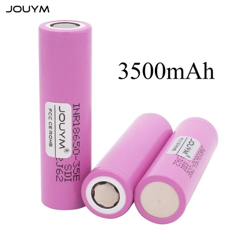 JOUYM 18650 Battery INR18650-35E 3500mAh 3.7V Li-ion Rechargeable Battery ► Photo 1/6