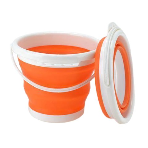 Portable Folding Bucket Foldable Basin Plastic Car Bucket Children Outdoor Fishing Trip Household Multifunctional Washing Bucket ► Photo 1/6