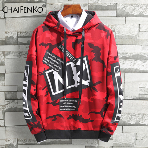 Camouflage Men Hoodies Hip Hop Streetwear Print Sweatshirts Men Skateboard Men/Woman Pullover Hoodies Male Hooded Sweatshirts ► Photo 1/6