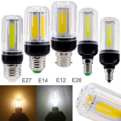 2022 New LED Corn Bulb E27 E12 E26 E14 B22 Bayonet 12W 16W COB Cold/ Warm White Light Replace 60W 80W Incandescent Lamp ► Photo 1/6