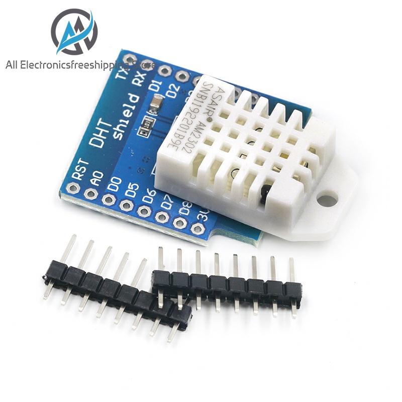 DHT22 Pro Shield for WEMOS D1 mini DHT22 Single-bus digital temperature and humidity sensor module sensor ► Photo 1/2