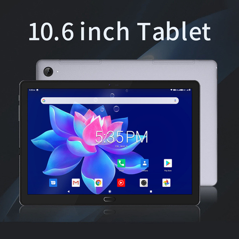 10.6 Inch 10 Core X20 CPU 3G RAM Android 8.0 Tablet Pc 3g 4g LTE Mobile Phone Sim Card Phone Call 1920*1280 LCD Tablets Pc ► Photo 1/6