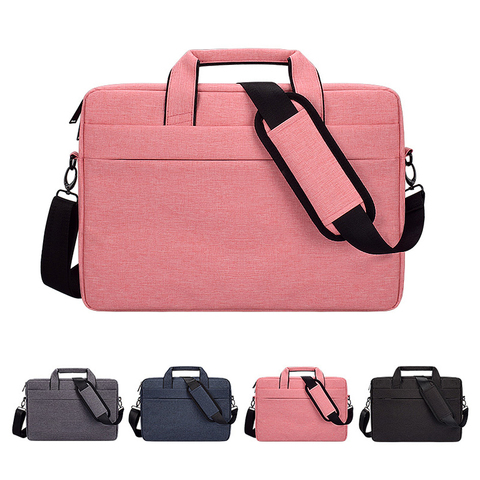 Laptop Bag 13.3 15.6 14 Inch Waterproof Notebook Bag Sleeve For Macbook Air Pro 13 15 Computer Shoulder Handbag Briefcase ► Photo 1/6