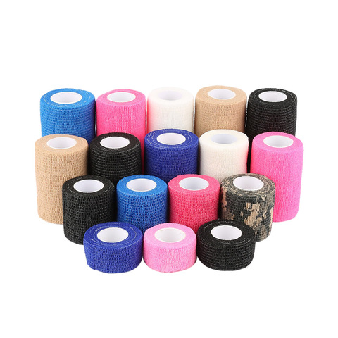 1Pc 2.5-15cm Pet Elastic Bandage Non-woven Cohesive Medical Therapy Self Adhesive Bandage Tape Finger Joints Wrap First Aid Tool ► Photo 1/6