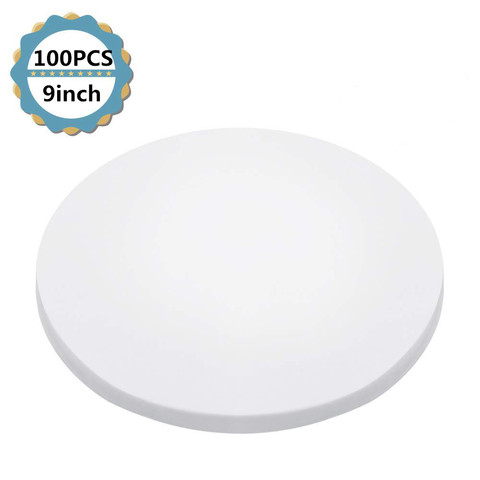 100pcs/pack 9 Inch Cake Pan Liner Non-stick Round Circles Round Parchment Sheet Barbecue Paper Steamer Mat Oven Baking Sheet ► Photo 1/6