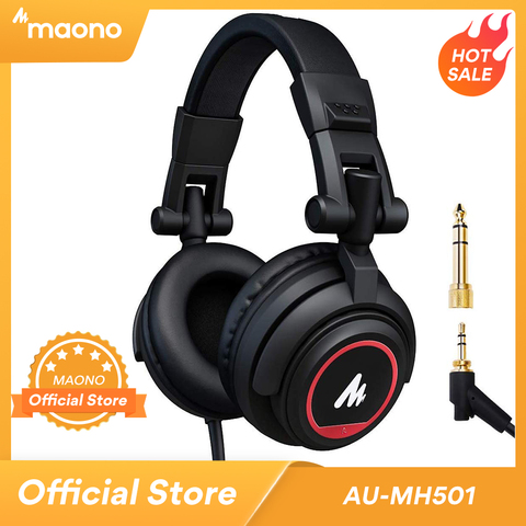 Professional Studio Monitor Headphones Over Ear with 50mm Driver MAONO AU-MH501 ► Photo 1/6