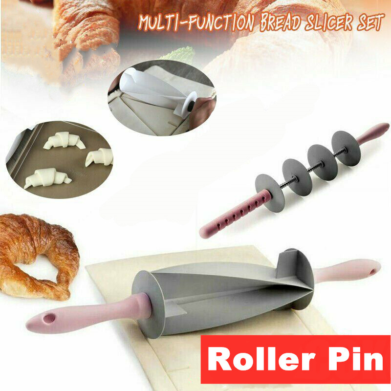 5 Wheels Cutter Dough Divider Side Pasta Knife Flexible Roller Blade Pizza  Pastry Peeler Stainless Steel Pizza Wheel Cutter