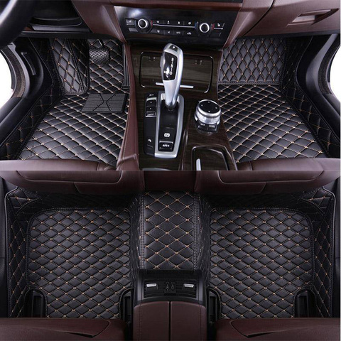 Leather Custom car floor mats for chevrolet captiva aveo t300 tahoe cruze 2012 lacetti colorado accessories carpet rug ► Photo 1/6