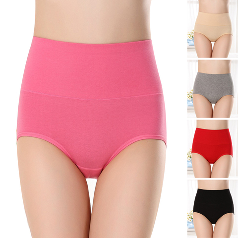 Women's briefs Comfortable Cotton Women Sexy Ultra-thin Panties  High waist Self-cultivation Warmth  underwear ► Photo 1/6