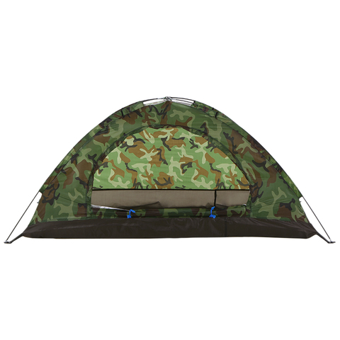 TOMSHOO Fishing Hiking Camping Tent Single Layer Portable 1/2 Person Outdoor Camping Tent Summer Beach Tent Camouflage ► Photo 1/6