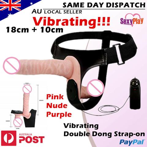 Strapon Double Realistic Dildo Anal Ultra Elastic Harness Belt Strap On Dildo Strap-ons dildos Adult Sex Toys for Lesbian Woman ► Photo 1/6