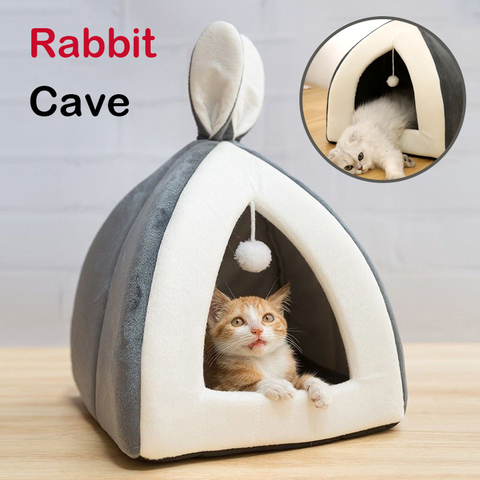 Cave Cat Bed for Cats Beds House Kitten Cute Dog Bed for Small Dogs Pet Product Luxury Rabbit Cat Basket House Cat Accessories ► Photo 1/1