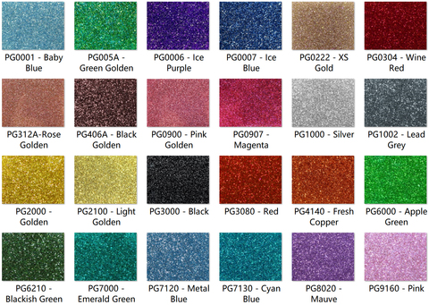 Acrylic (PMMA) 2-Sided Premium Glittering 3.0 Sheets for Jewelry, Crafts, Art Works, Decoration - 24 Colors/11 Sizes Available! ► Photo 1/2