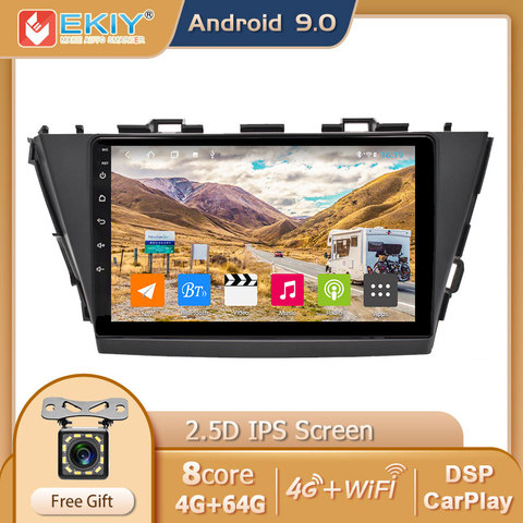 EKIY 4G+64G DSP For Toyota V Plus Prius Alpha RHD 2012-2015 Android 9 Car Radio Multimedia Video Player Navigation GPS 2 Din DVD ► Photo 1/6