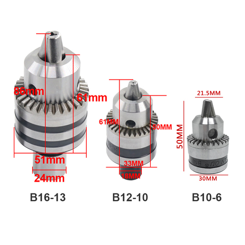 3420 775 795 895 DC Motor Chuck B10 B12 B16 Impact drill Buddha bead lathe Motor Clamping Chuck ► Photo 1/4