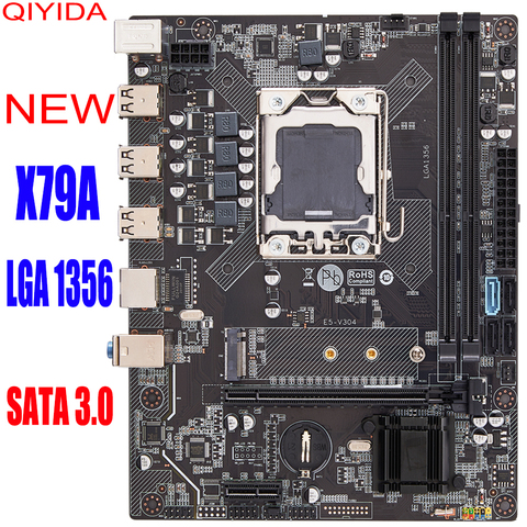X79A Transcend X9A lga1356 motherboard support REGECC server memory Pin Desktop Mainboard lga 1356 Server CPU DDR3 X16 For Intel ► Photo 1/5