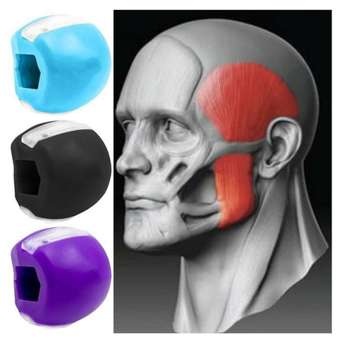 Food-grade Silica Gel Jaw Line Exercise Ball Muscle Fitness Ball Neck Face Toning Jaw Muscle Training Facial Muscle Trainer ► Photo 1/6