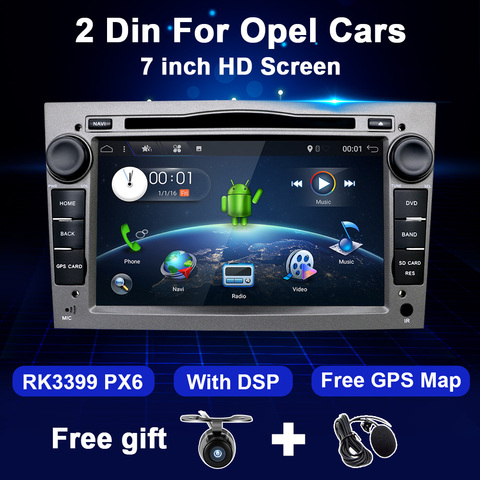 4G+64G Android 2 Din Car Radio DVD For Opel Astra H J 2004 Vectra Vauxhall Antara Zafira Corsa C D Vivaro Meriva Veda Multimedia ► Photo 1/5