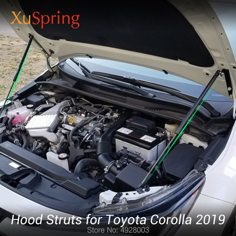 For Toyota Corolla 2022 E210 12TH Refit Engine Hood Spring Shock Lifting Strut Bars Support Hydraulic Rod Car-styling ► Photo 1/3