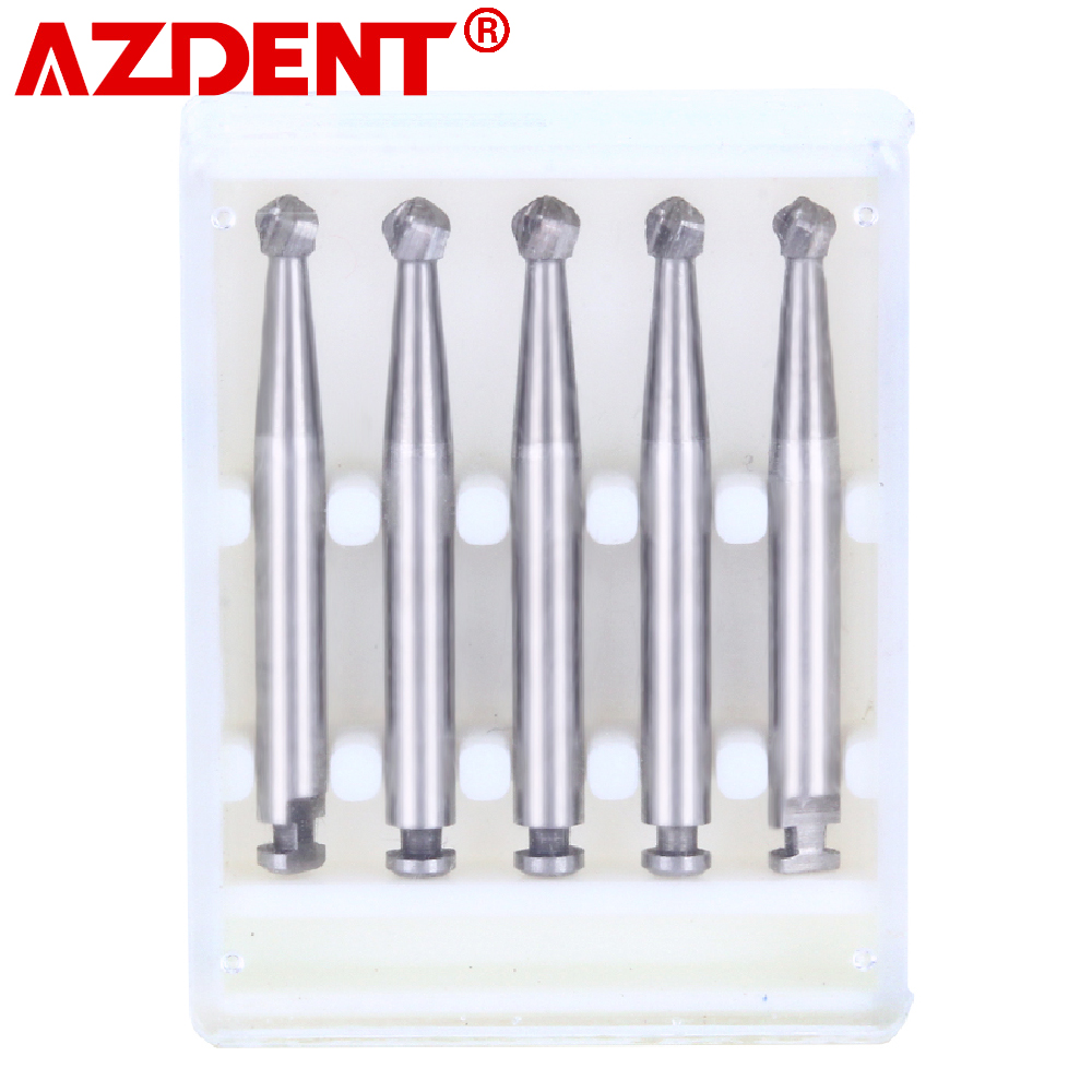 Pièce à Main Dentaire AZDENT Basse Vitesse - Angle Contraire, Poussoir, Pour Fraises FG 2.35mm