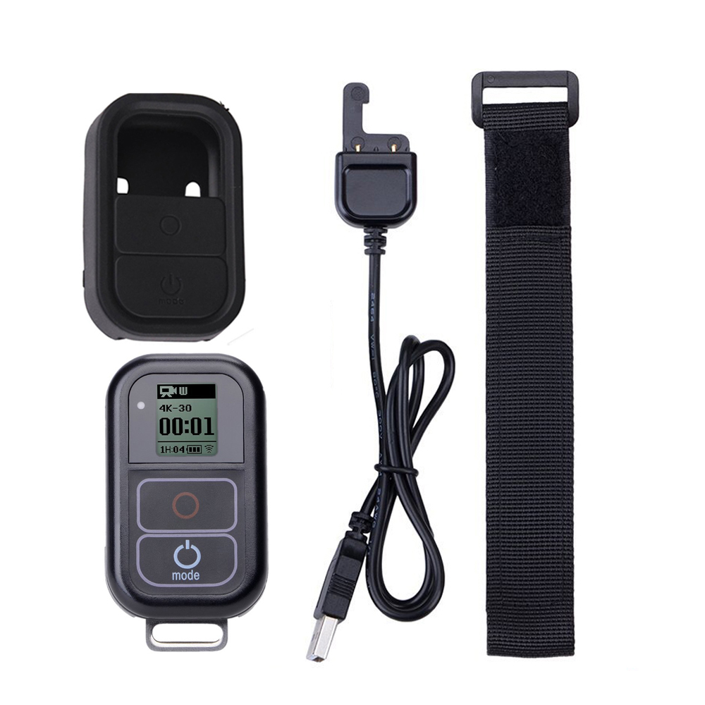 Buy Online Go Pro Wifi Remote Control Charger Cable Wrist Strap Waterproof Gopro Remote Case For Hero 8 7 6 5 Black 4 Session 3 Accessory Alitools