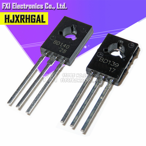 20PCS = 10PCS BD139 + 10PCS BD140 TO126 TO-126 voltage regulator IC ► Photo 1/2