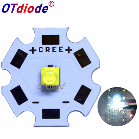 10pcs Cree XTE LED XT-E 1-5W LED Emitter Neutral   White 4000-4500K; Cold White 6500-7000K LED with 20MM PCB ► Photo 1/6