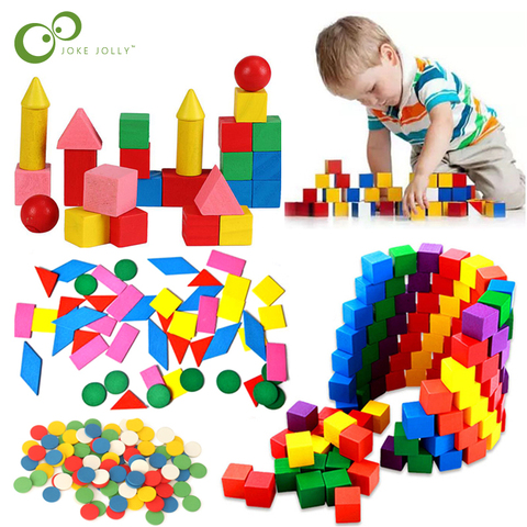 1 Set Figure Arithmetic Baby Math Circular Color Wooden Toys Mathematical Geometry Chip Children Montessori Educational Toy ZXH ► Photo 1/6