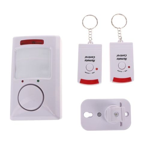 Electronic Dog Portable 105dB PIR Motion Detector Infrared Anti-theft Motion Detector Home Security Alarm system+2 cont ► Photo 1/6