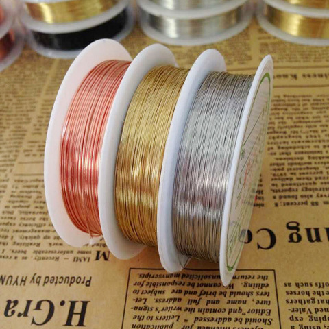 Buy Copper Wire Jewelry Making  Silver Wire Jewelry Making - 0.2-1mm Gold  Silver - Aliexpress