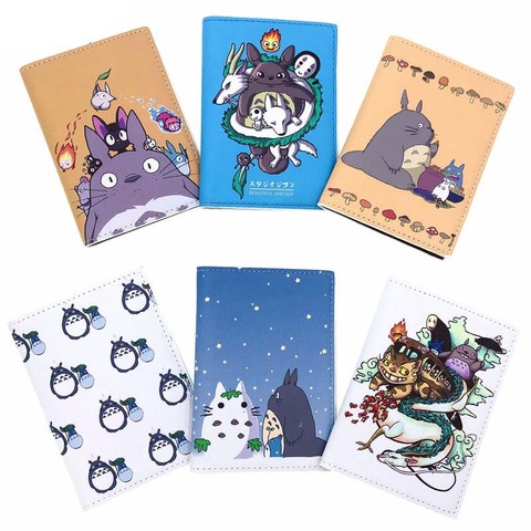6 Styles Totoro Family Travel Accessories Passport Holder PU Leather Travel Passport Cover Case High Quality Card ID Holders ► Photo 1/6