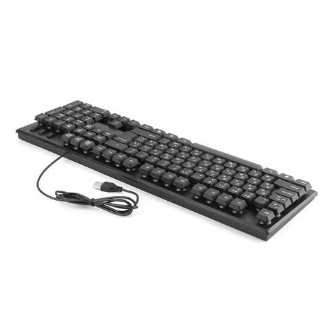 Russian/ English Silent Keyboard Waterproof Office Keyboard for Windows Computer ► Photo 1/1