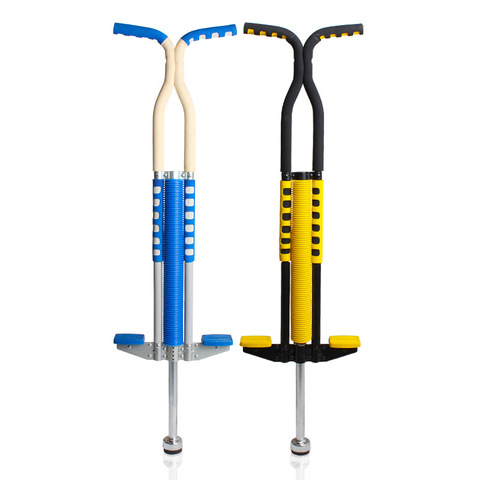 New high quality stainless steel outdoor games toys sport double hand Pogo stick/Pogo jump stick spring jump stilts load of 75kg ► Photo 1/1