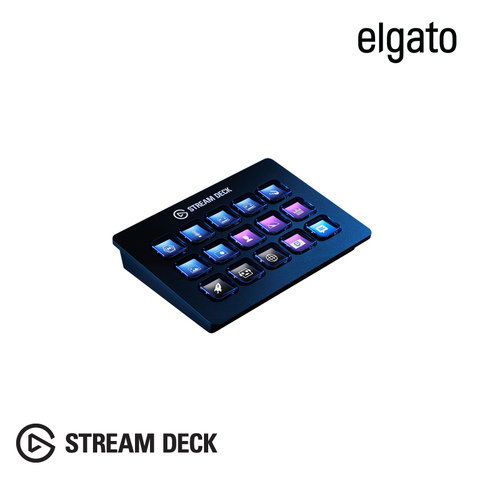 Elgato Icatu Stream Deck LCD Shortcut Keyboard Console Supports Vmid/Obs/Da Vinci ► Photo 1/5