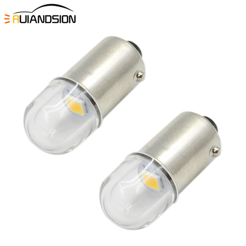 2x T4W T11 H6W BA9S BAX9S BAY9S Super Bright 6V Motorcycle LED Car Reading Dome Lamp Auto Parking Light License Plate Bulb 4300K ► Photo 1/6