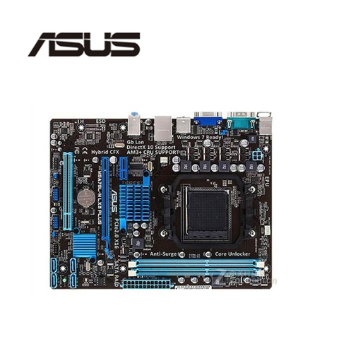 For ASUS M5A78L-M LX3 plus Motherboard Socket AM3+  For AMD 760G M5A97 970M FX Original Desktop Mainboard M5A78  Used Mainboard ► Photo 1/1