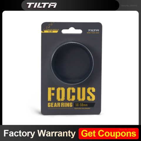 Tilta Tiltaing Seamless Focus Gear Ring 360 ° Rotation Silent Follow Focus Ring For SLR DSLR Camera Accessories TA-FGR PRT ► Photo 1/6