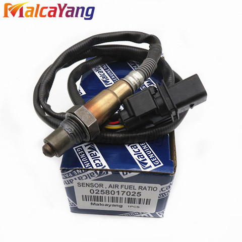 New 0258017025 Lambda O2 Exhaust Gas Oxygen Sensor For VW Skoda Audi LSU 4.9 Wire Band OE#0 258 017 025 ► Photo 1/6