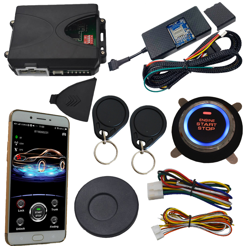 Buy Online 2018 New Cardot Auto Car Electronics Alarm System Mobile Gps App Start Stop Car Engine Working With Original Car Remote Key Alitools