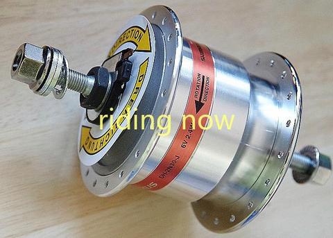 DH-2N30 dynamo Hub bicycle bike hubs 28H 6V 2.4W 100mm 2N30 hub ► Photo 1/1