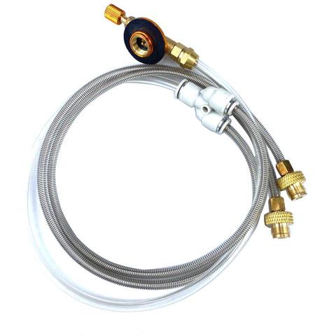 One-pull-two Camping Gas Stove Double Connection Line switching Valve splitter Gas Adapter for Gas Cylinder Connect 2 Stoves ► Photo 1/6