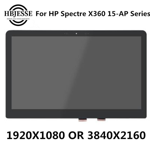 Test well For HP Spectre X360 15-AP Series 7265NGW 15-AP016DX IPS LCD Screen+Touch Screen Digitizer Assembly FHD OR UHD ► Photo 1/3