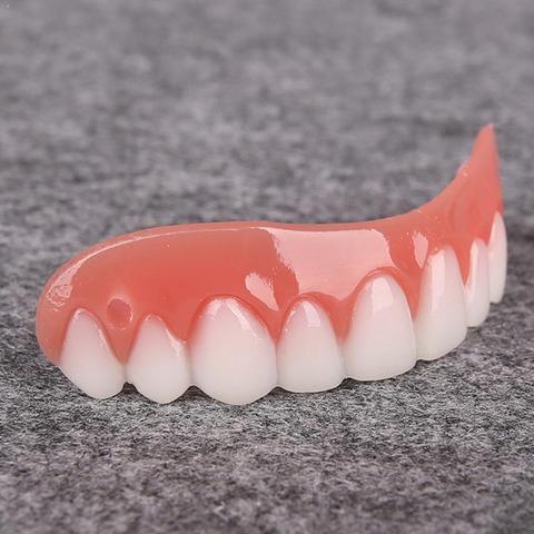 1Pcs False Denture Teeth Top Cosmetic Dental Silica Oral Hygiene Tooth Care Whitening X0601 D3J8 ► Photo 1/6