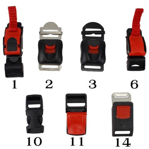 Motorcycle Helmet Buckles Bicycle Helmet Buckles Motor Bike Helmet Chin Strap Flexible Clip ► Photo 1/6