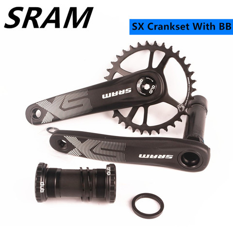 2022 NEW 12 Speed SRAM SX  NX EAGLE Bike Bicycle  DUB 170mm 175mm 32T/34T Steel Chainring MTB  Crankset With DUB BSA BB 12s ► Photo 1/6