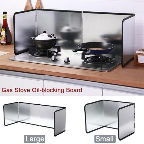 Anti Splatter Shield Guard Oil Anti-Splash Block 3-Sided Anti-Splashing Oil Gas Stove Baffle Heat Insulation Kitchen Utensils ► Photo 1/6