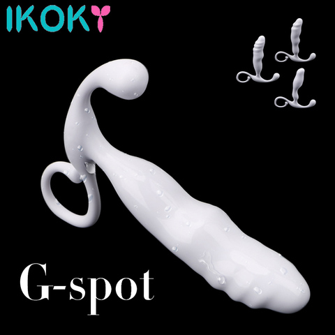 IKOKY Anal Butt Plug G-spot Stimulator Male Anal Prostate Massager Sex Toys for Men Masturbation Adult Products Erotic Toys ► Photo 1/6