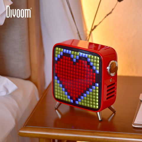 Divoom Tivoo Max Pixel Art Bluetooth Wireless Speaker with 2.1 Audio System 40W Output Heavy Bass App control for IOS & Android ► Photo 1/6