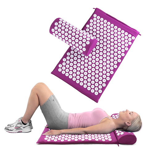 Massager Cushion Massage Yoga Mat Acupressure Relieve Stress Back Body Pain Spike Mat Acupuncture Massage Yoga Mat ► Photo 1/6